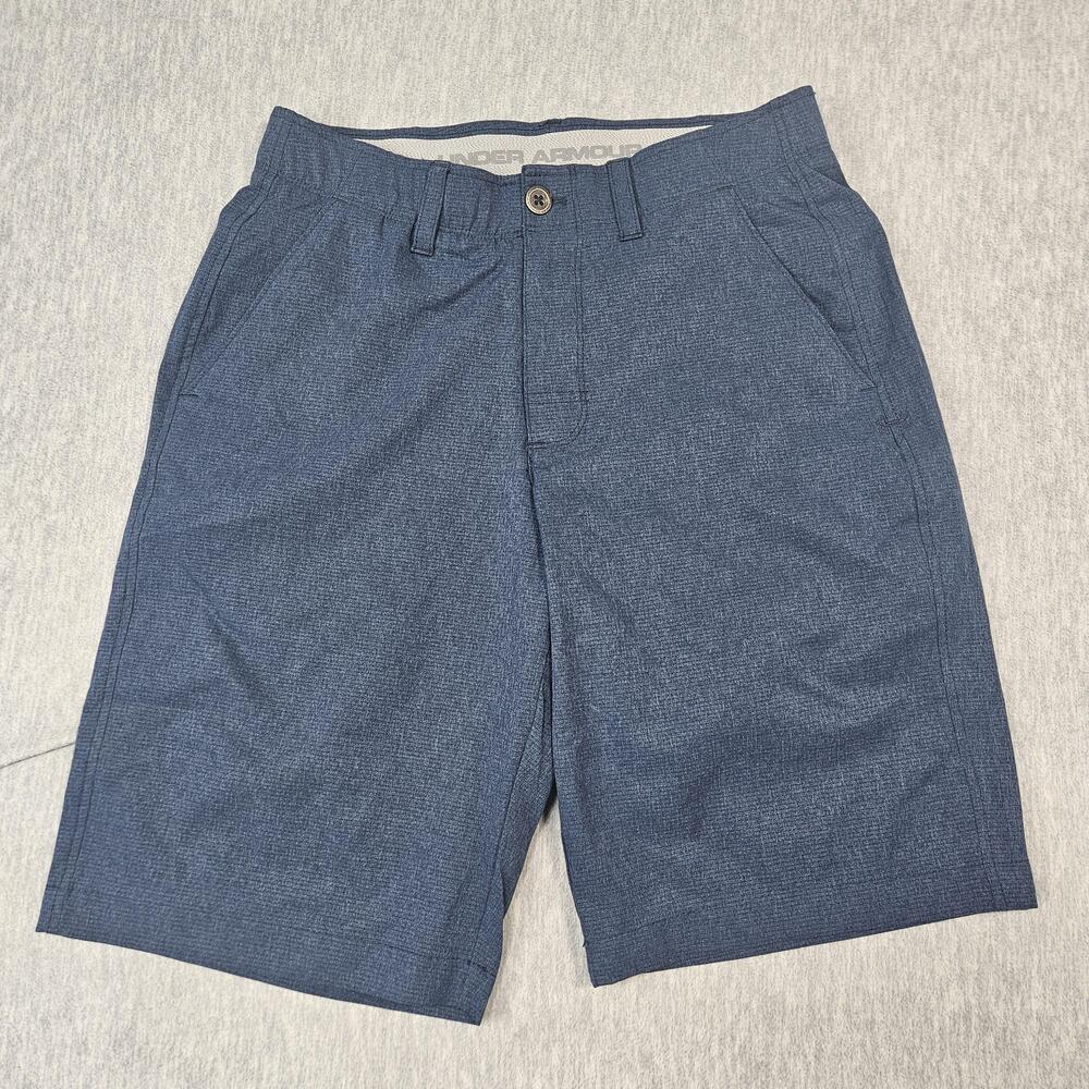 Under Armour Shorts Mens 30 Blue Match Play Vented Golf HeatGear